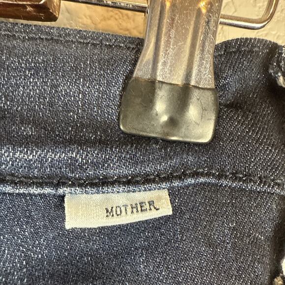Mother Jeans The Mid Rise Dazzler Ankle Size 25 Now or Never Dark Wash Stretch - Picture 5 of 9